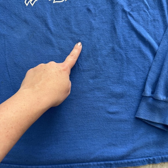 Buffalo Bills Shirt Mens XL Blue NFL Football Long Sleeve Graphic T-Shirt Tee - Picture 3 of 7